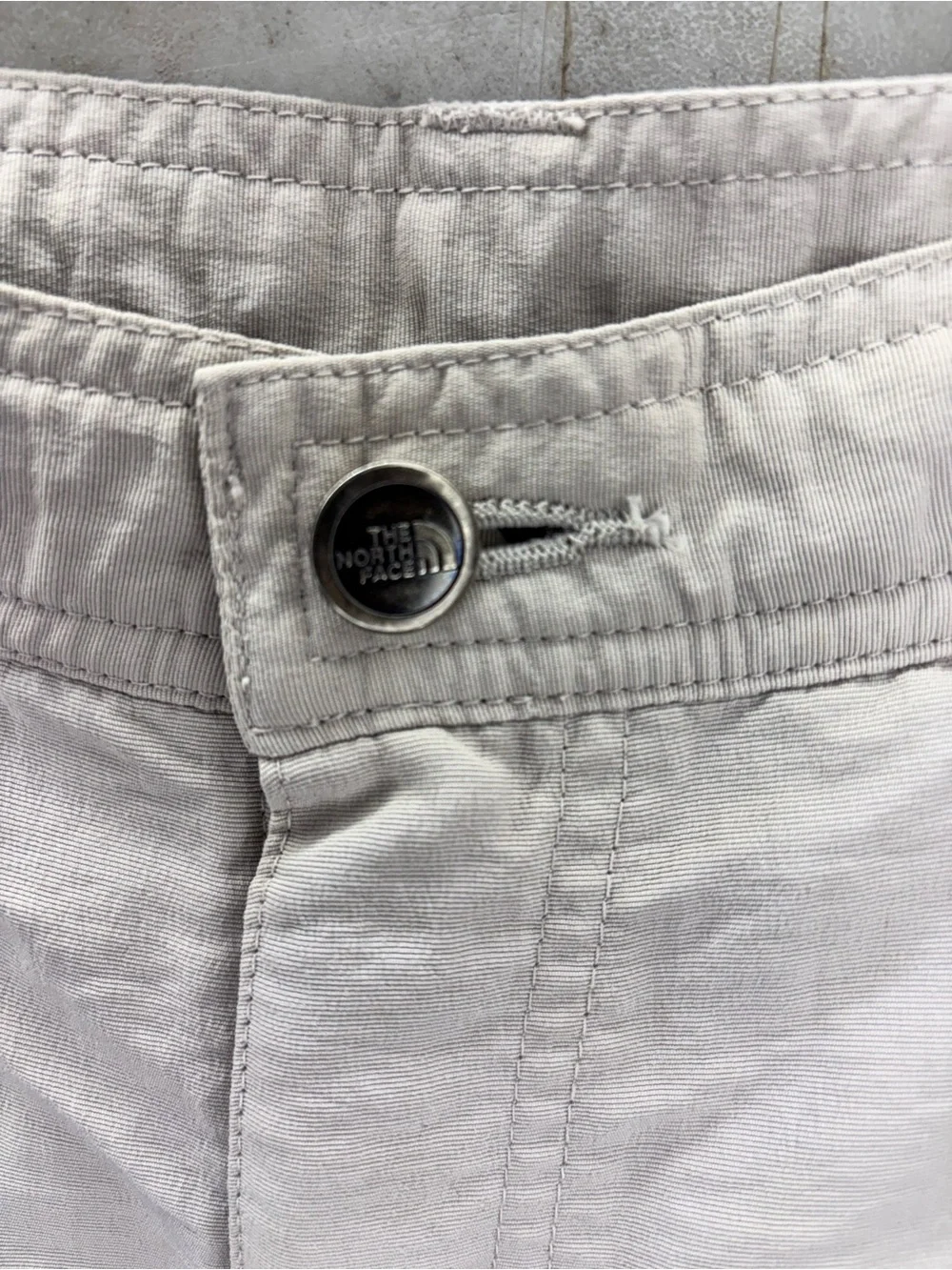 The North Face Light Gray Men's Cargo Pants with Multi Pockets